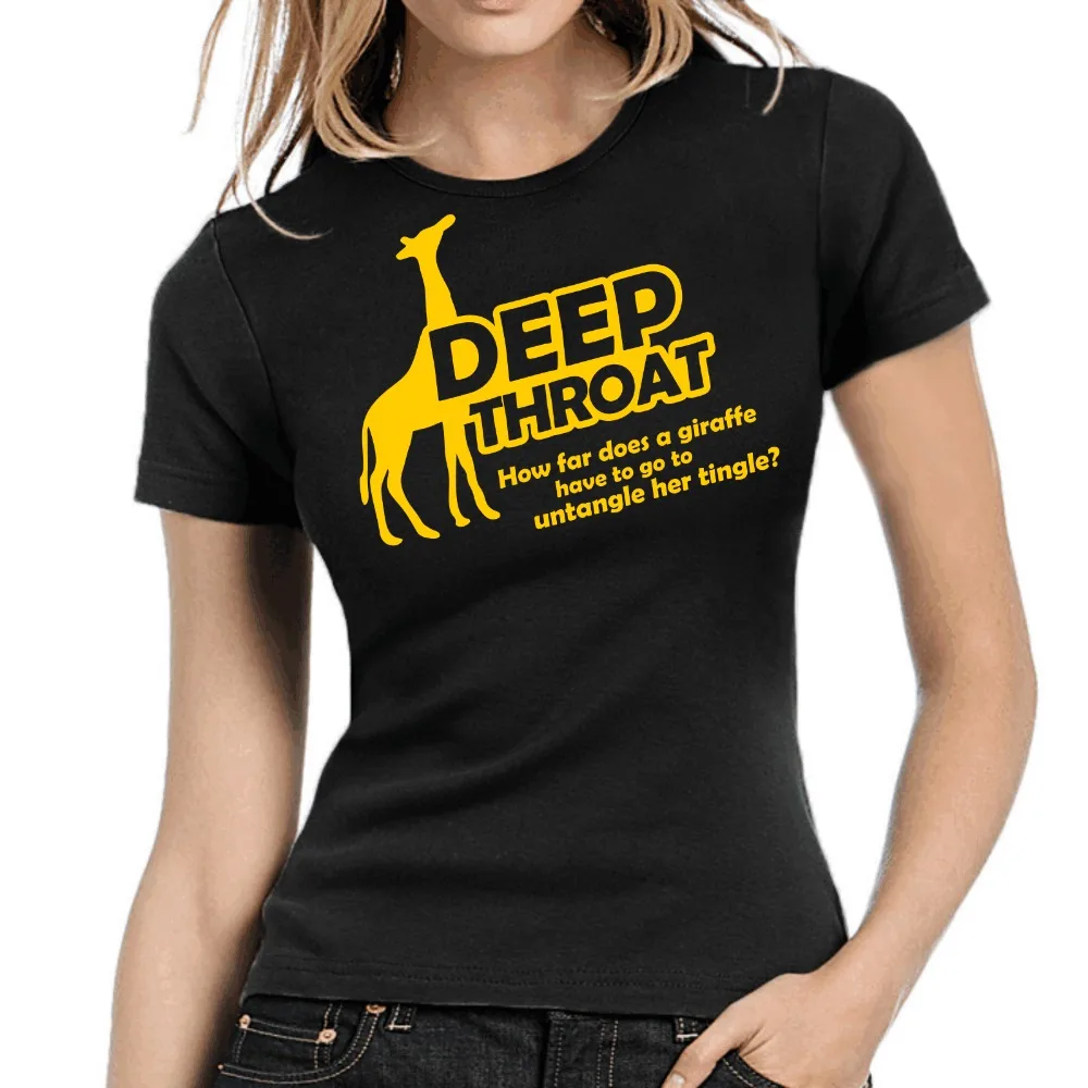 

2019 new fashion cotton casual shirt T shirt deep-throat | giraffe fun | adult | girl Tee shirt online