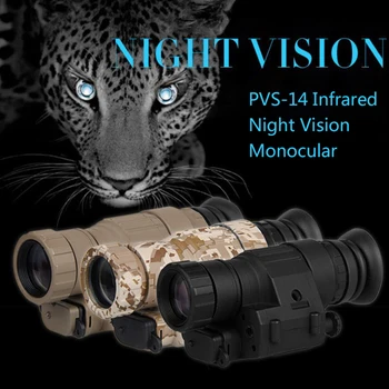 

New PVS-14 Infrared Night Vision Monocular Digital Tactical Night Vision Scope For Hunting Outdoor Digital Telescope