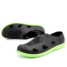 Сандалии Новинка г. Классический дизайн модная пляжная обувь на плоской подошве Летняя обувь Melissa dames schoenen Sandalias мужские сандалии De Luxe