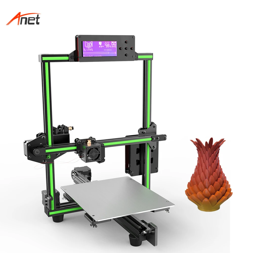Anet E2 Easy Assembled 3d Printer Machine Low Noise High Performance Digital Printing Kit Impressora 3d