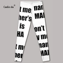 Free shipping hot sexy fashion leggins pants digital printing of letter leggings for women drop shipping Free shipping hot sexy fashion leggins pants digital printing of letter leggings for women drop shipping