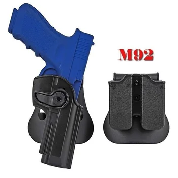 

Double Magazine Holster Fits Beretta 92/96/M9 holster and Hunting Retention Roto Holster