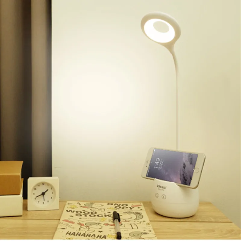 LED Touch Switch Desk Lamp with Pen holder Children Eye Protection Student Study Reading Dimmer Rechargeable Led Table Lamps LED Touch Switch Desk Lamp with Pen holder Children Eye Protection Student Study Reading Dimmer Rechargeable Led Table Lamps