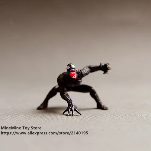 ZXZ Marvel Avengers Black Spider Man Venom 5cm Action Figure Posture font b Anime b font