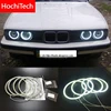 HochiTech для BMW E30 E32 E34 1984-1990 ультра яркие SMD белые светодиодсветодиодный глаза ангела лм 12 В Комплект кольцевых гало дневные ходовые огни DRL ► Фото 1/6