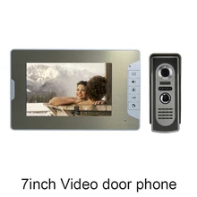 (1 set) Smart Home Door Intercom System One to One Video Door Phone 7 inch Display Door Access Control talk-back waterproof