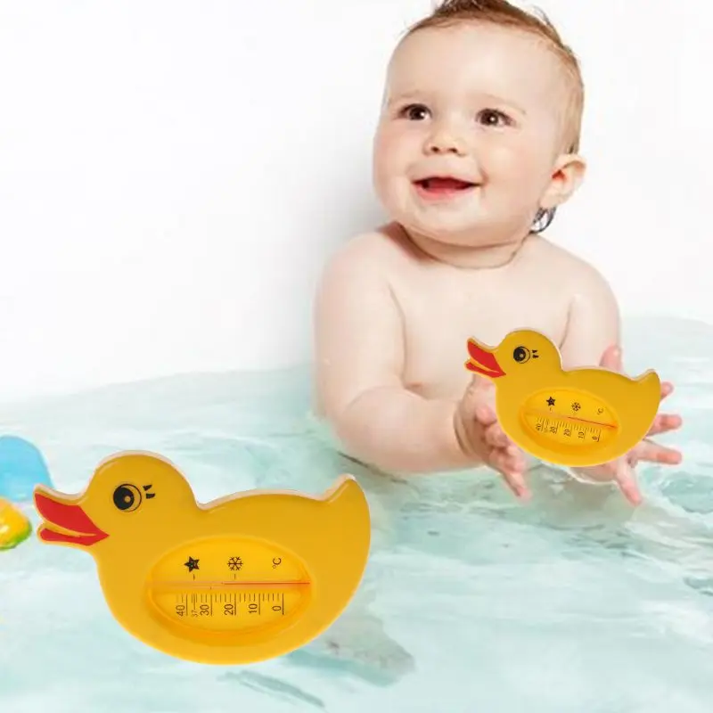 

2019 Baby Shower Thermometer Yellow Duck Water Temperature Cartoon Cute Bath Kids Infant Room Indoor Temperature Sensor