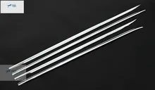 Accessories For VW Volkswagen Sharan 2012 2016 Stainless Steel Door Side Body Molding Cover Trim 4