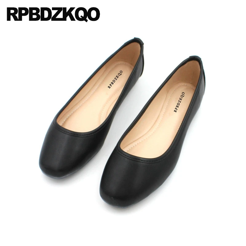 plain black work shoes