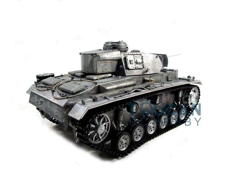 Металл Мато 1/16 Panzer IIII RC комплект Танк инфракрасная версия металлический цвет 1223 TH00656