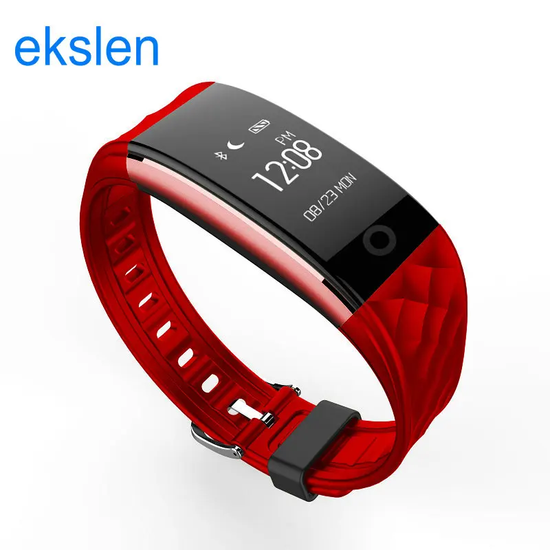 Смарт браслет ekslen S2 с Bluetooth пульсометр велосипедный IP67 водонепроницаемый смарт
