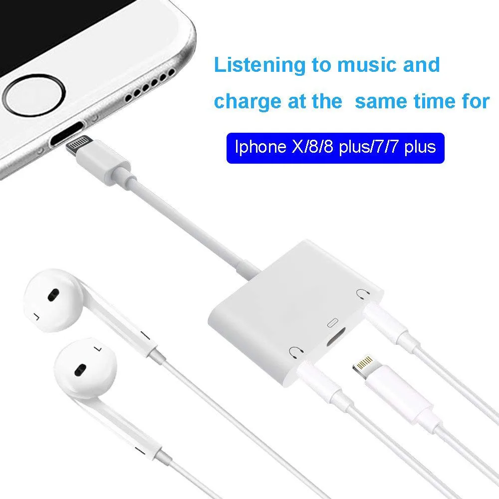 5PCS For iPhone 6 6s 7 plus 8 Plus X Charger Charging port Dock USB Connector Data Flex Cable Headphone Jack Flex