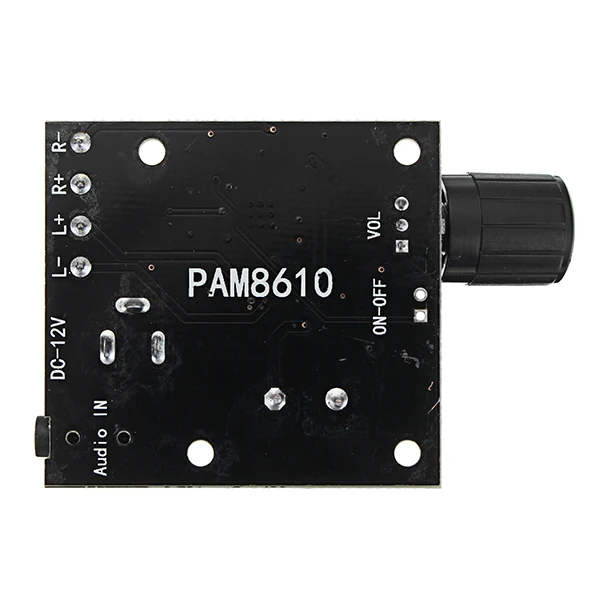 LEORY Digital Audio Stereo Amplificatore Ad Alta Potenza A Doppio Canale PAM8610 DC 12 V 15 W * 2 a