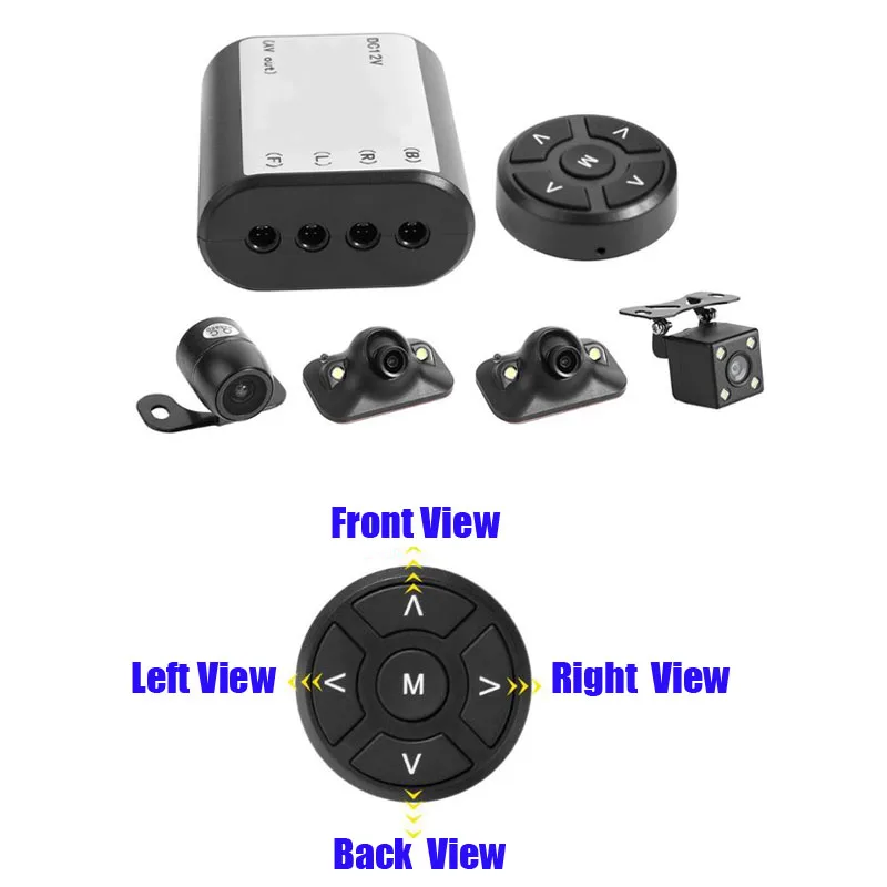 

Car full car parking image 360 bird view Surround view monitoring Dash cam camera All-round dvr video recorder driving recorder