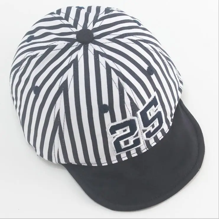 1 шт. детская хлопковая бейсболка в полоску|cap infant|newborn baby hat girlsbaby girl boy |