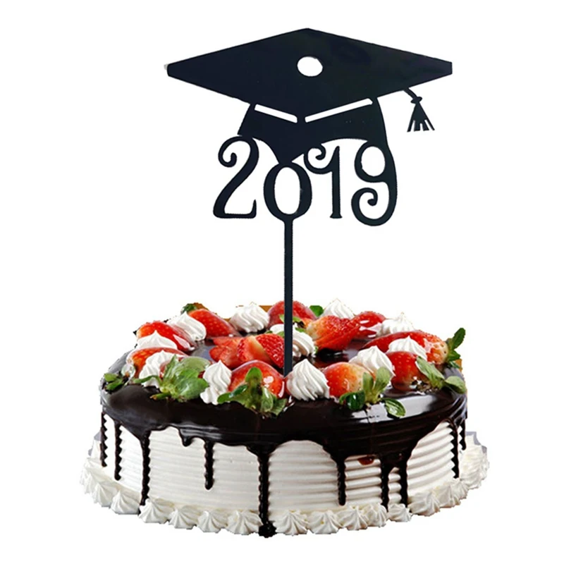 1 шт. новинка 2019 колпачки для диплома выпускного акриловая упаковка торта