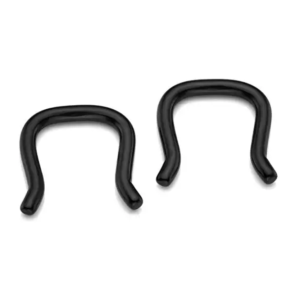 MODRSA, 2 шт., нержавеющая сталь, изогнутая форма U, кольцо для носа, подкова, перегородка, фиксатор, пирсинг носа, подвески для ушей, ювелирные изделия для тела