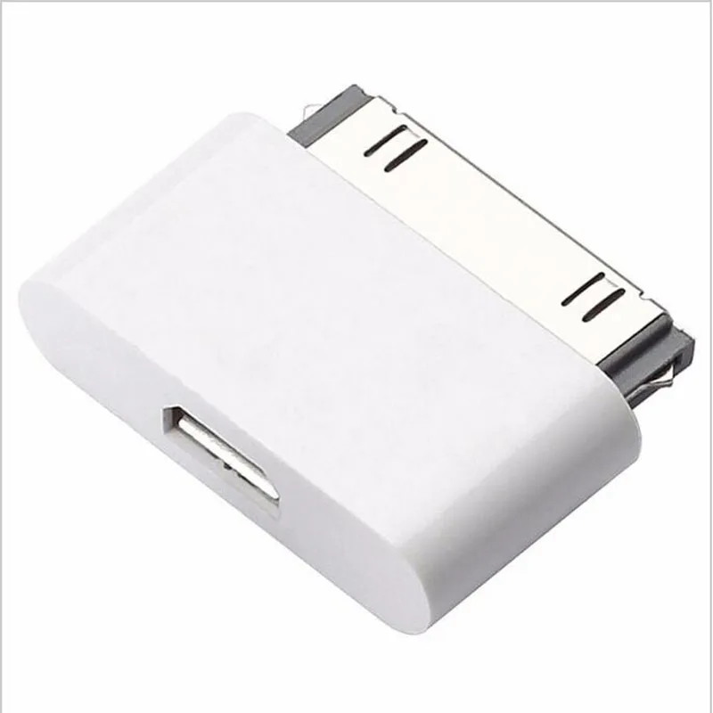 30 Pin к Micro usb док-станция зарядное устройство адаптер конвертер для iPhone 4 4S 3GS ipad 3 2 ipod touch 4 Android usb зарядный кабель шнур