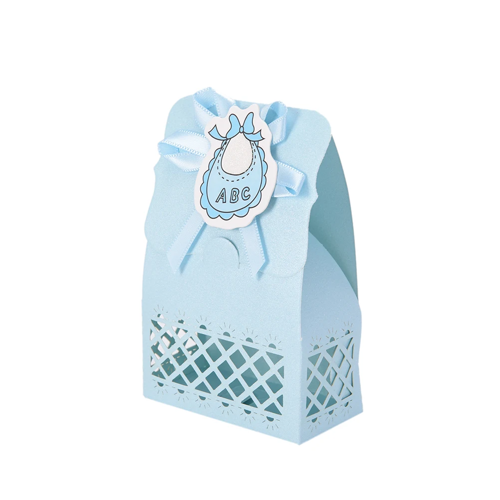 12 шт./лот Baby Shower коробка для конфет милый мальчик и девочка бумага крещение малыша подарки на день рождения сладкий мешок события вечерние Принадлежности Декор - Цвет: 3