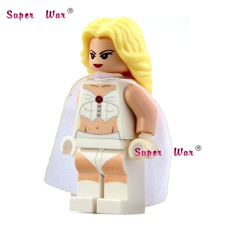 Single Sale star wars superhero marvel avengers White Queen X men building blocks action model bricks