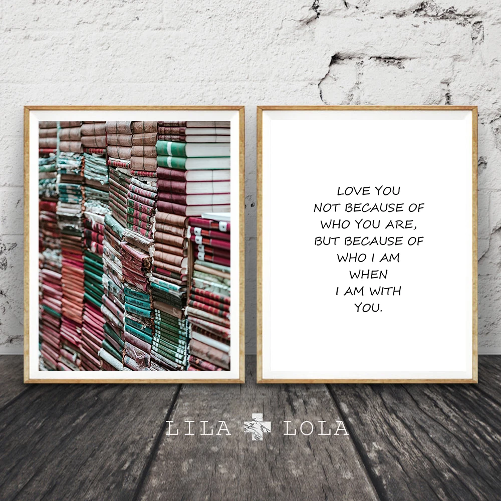 

Cuadros Decoracion Salon Vintage Book Posters and Prints Quotes Canvas Painting Wall Art Scandinavian Picture For Room Bedroom