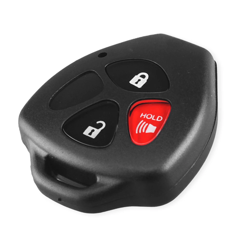 KEYYOU без лезвия 2/3/4 кнопки чехол для дистанционного ключа от машины оболочка FOB для Toyota Camry Corolla Avalon Venza 2007 2008 2009 2010 2011 2012