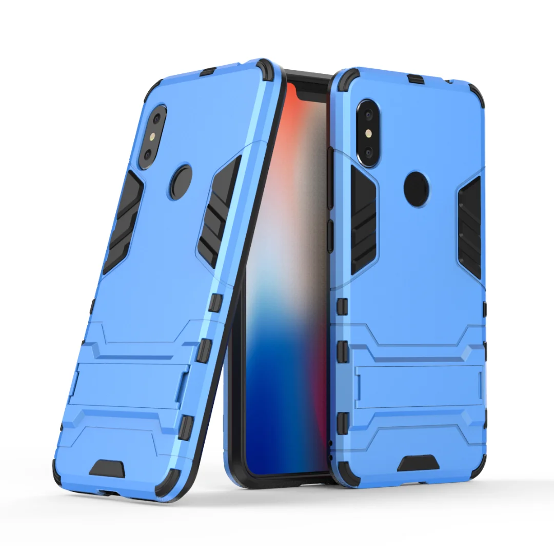 Армированный чехол для Xiaomi Redmi Note 5 Pro гибридный жесткий 6 чехлы подставки Mi A2