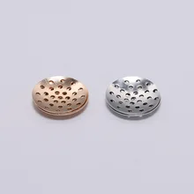 50 stücke 14 16 18 20 25mm Brosche Basis Broschen Metall Disk Shell Blume Cabochon Lünette Runde Blank Für diy Schmuck, Die Entdeckungen