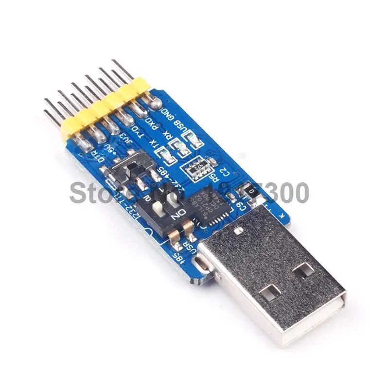 

1PCS 6 in 1 CP2102 USB to TTL 485 232 Huzhuan 3.3V / 5V compatible Six multifunction serial module