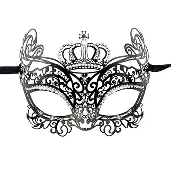 

Diamond metal mask ball metal princess mask half face metal mask