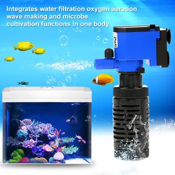 

Aquarium Fish Internal Filter Water Pump AC 220V Chinese Standard Plug Multi-functional Fish Submersible Pump