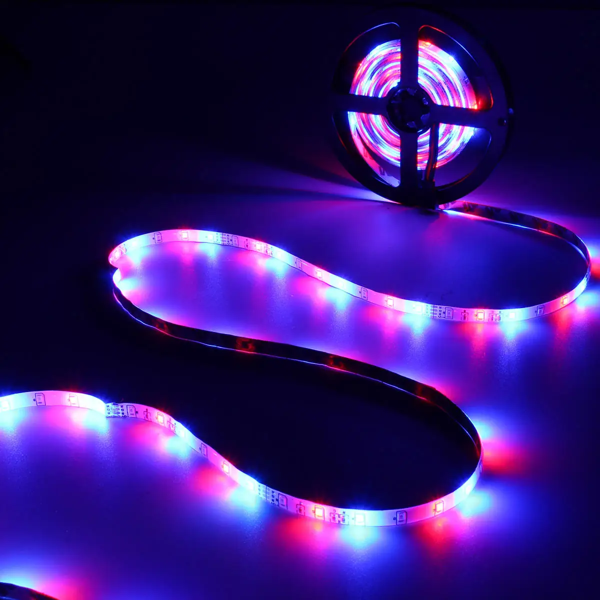 10 м 600 светодиодный сменный цвет SMD3528 RGB Светодиодная лента веревочный светильник