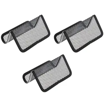 

Metal Mesh Business Card Holder Stand for Desk Office Business Card Holders Mesh Collection Organizer