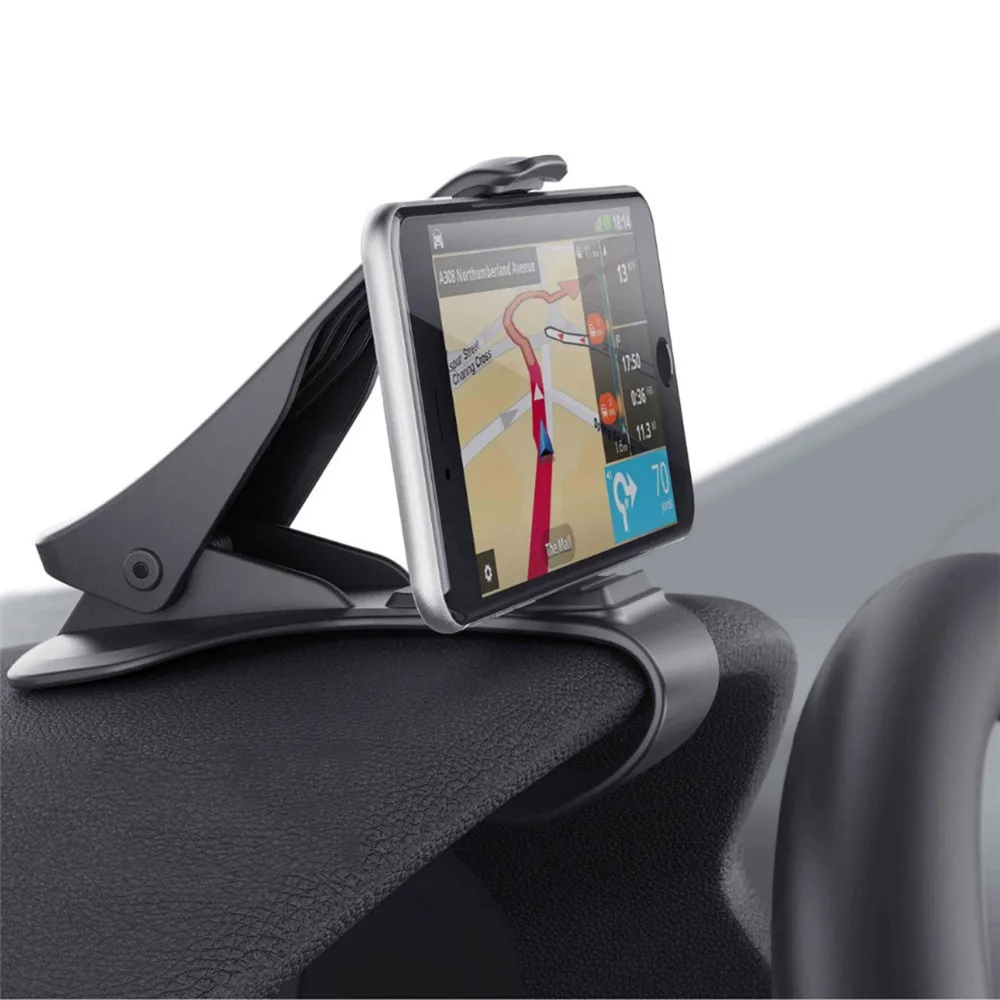 Universal Anti-skid Car Phone Holder Clip HUD Design Dashboard Adjustable Mount for iPhone 8 iPhone X Galaxy S8