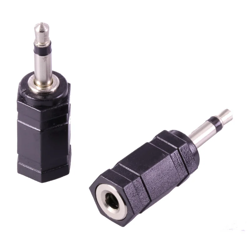 100pcs lot 3 5mm Mono Plug to 3 5mm Mono Jack Male to Female 3 5mm Audio Adapter 3 5mm Earphone Headphone Adapter