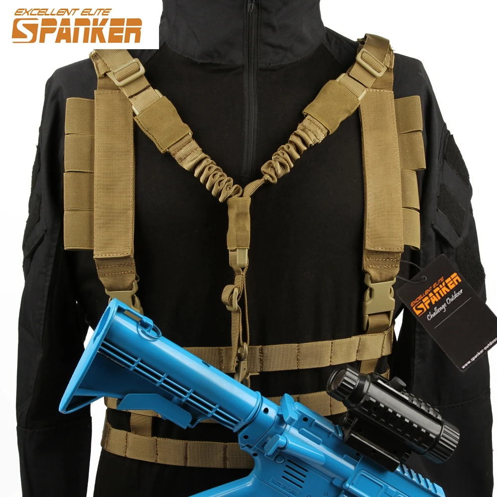 Element Molle Tactical Chest Rig Vest with Removalbe Adjustable Gun