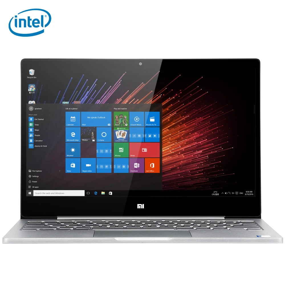 

Original Xiaomi Air 12 Notebook 12.5'' 1080P IPS Screen Windows 10 Intel Core M3-7Y30 128GB/256GB HDMI Laptop Fast Charge Type-C
