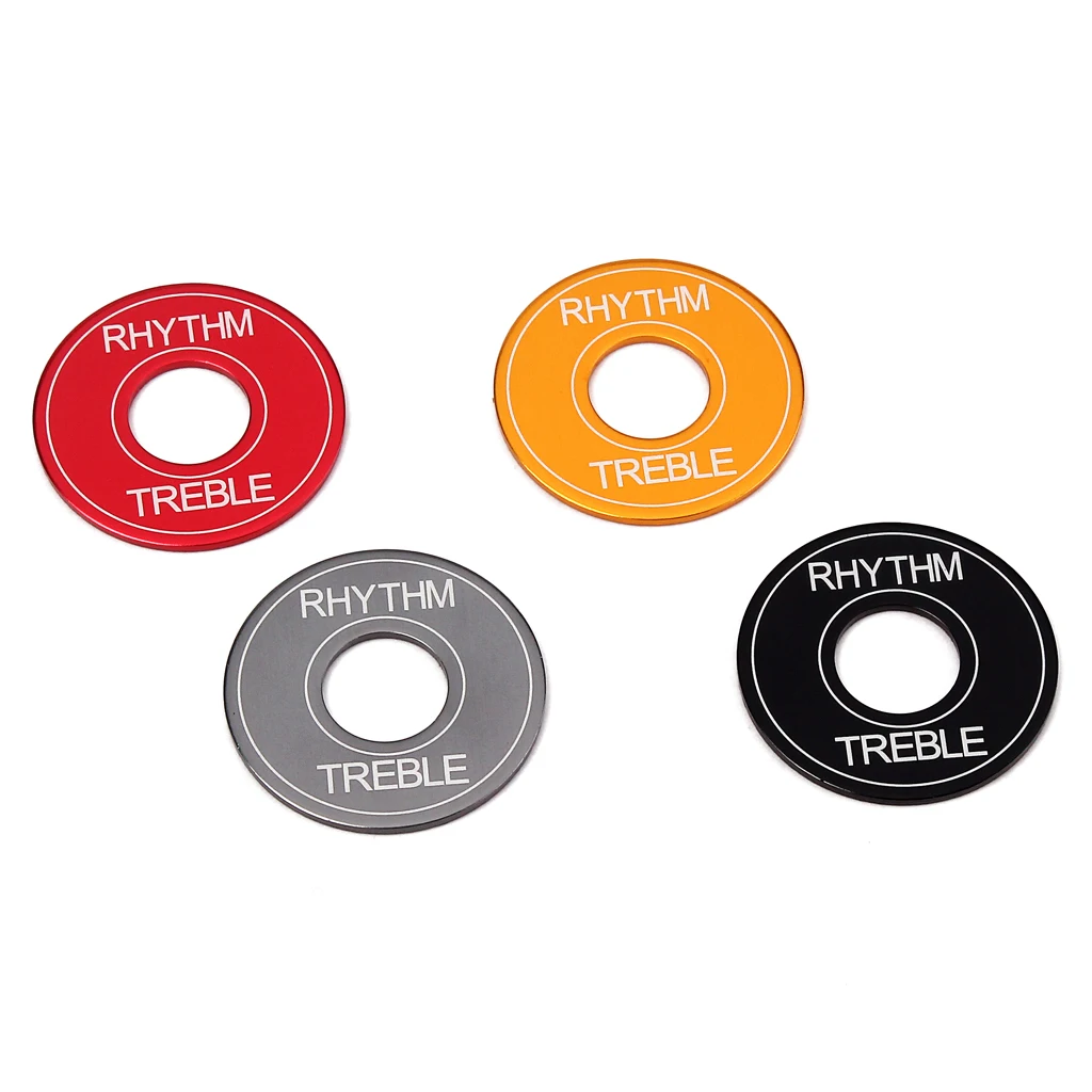 Pack of 4 Rhythm Treble Guitar Switch Surround for Les Paul SG 335 Guitar
