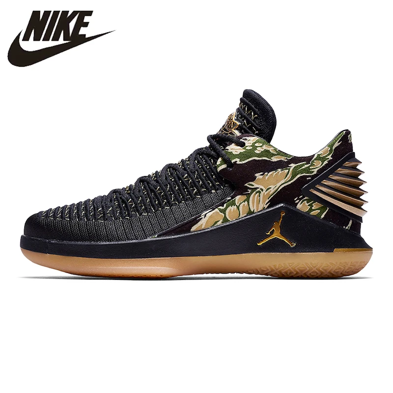 

Nike Air Jordan XXX2 Low Tiger Camo Men's Basketball Shoes Non-slip Lightweight Shock Absorption Breathable AH3347 021