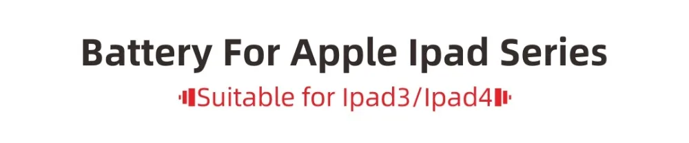 11560 мА/ч, Перезаряжаемые Батарея для iPad 3 4 RD A1389 A1403 A1416 A1430 A1430 A1433 A1458 планшет замена батареи