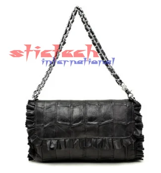 

by dhl or ems 10pcs Women's messenger Bags real sheepskin big bag Shoulder bag