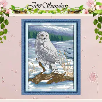 

Snow eagle counted Cross Stitch 11CT 14CT Cross Stitch Set Wholesale DIY animals Cross-stitch Kit Embroidery Needlework