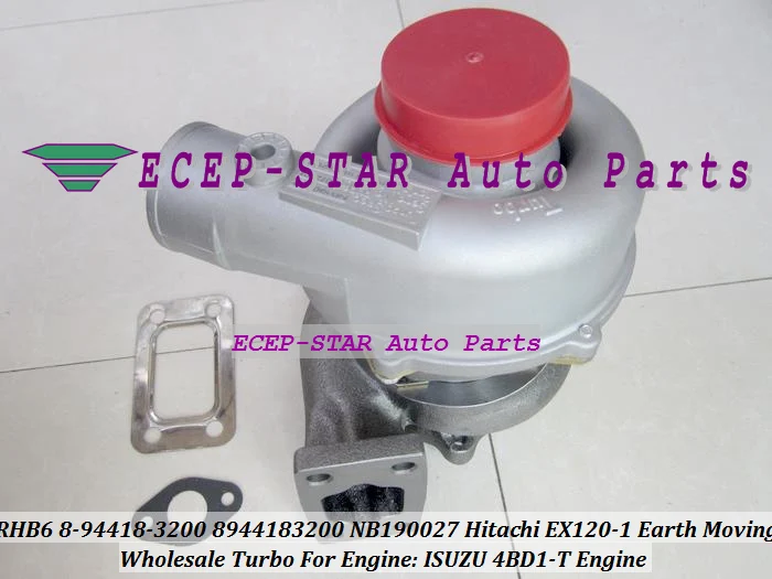 RHB6 894418-3200 8944183200 Turbo Turbine Turbocharger For HITACHI EX120-1 Engine ISUZU 4BD1 4BD1-T with gaskets (1)