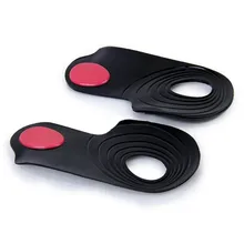 Одна пара мягких 3/4 ортопедические массажные стельки вставка для обуви Подошвенный Фасцит обезболивающий силиконовый инструмент для ухода за ногами XO