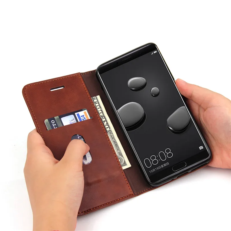 genuine leather flip cover case for Huawei Mate 10 (10)