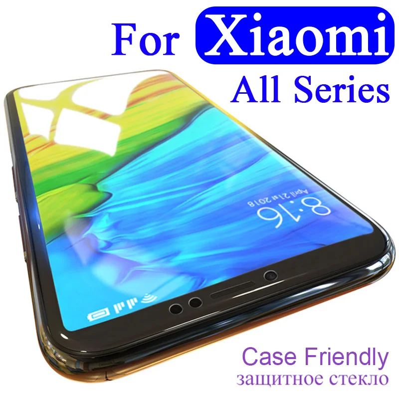 Ksiomi Pocophone F1 Protective Glass 5X A1 6X A2 Lite mi 8 Pro SE on the For xiaomi x screen protector xiaomei xiomi tempered | Мобильные