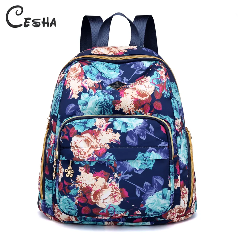 

Fashion Cartoon Women Travel Backpack Female All Purpose Leisure Backpack High Quality Waterproof Nylon School Bag Backpack