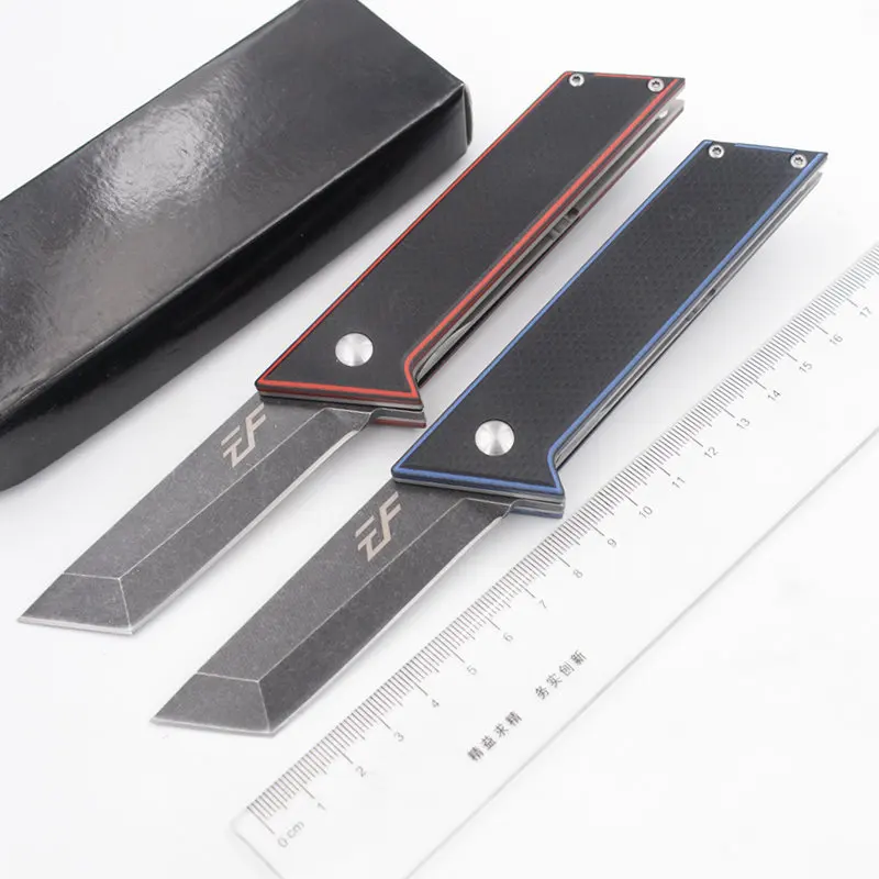 

Eafengrow New 1961 ball bearing Folding D2 Steel G10 Camping Hunting Survival Outdoor EDC Tool Utility Kitchen Knife
