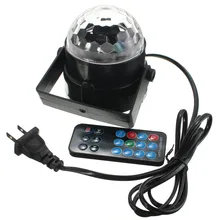 Newest 3W 3 LED Mini Fashion Rotating Disco KTV Bar Party Stage LED RGB Crystal Ball laser Light With Remote Control