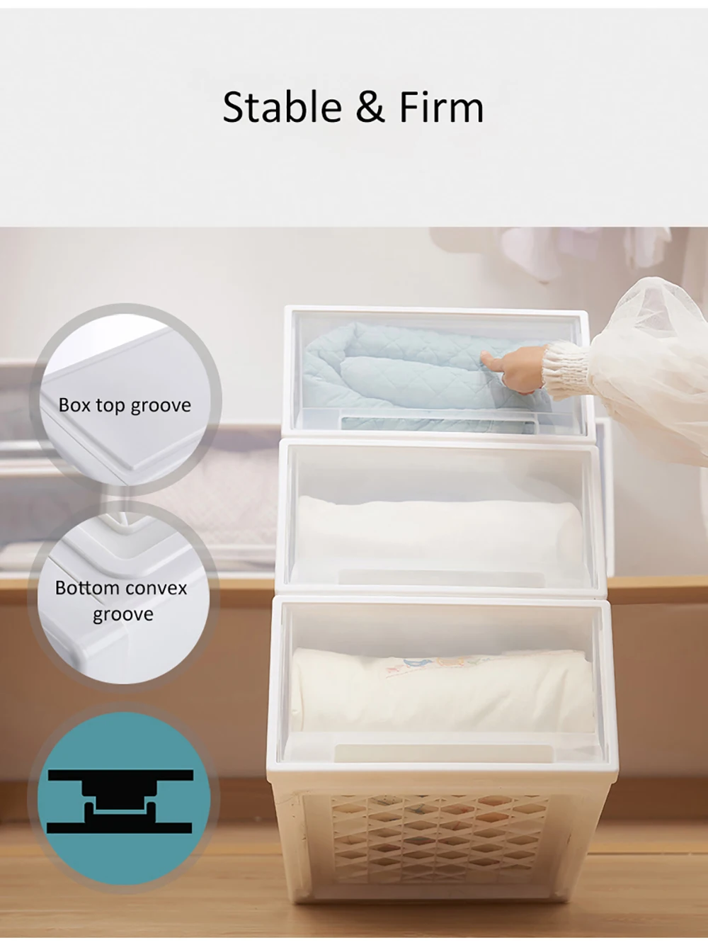 

Pillbox Makeup Organizer Airpods Case Clear Clothes Drawer Transparent Plastic Storage Box Thickened Cabinet Closet Cases